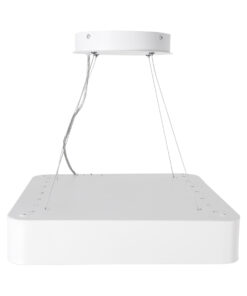 GloboStar® KAMALA 61207-S Πλαφονιέρα Οροφής LED CCT 67W 7370lm 120° AC 220-240V - Εναλλαγή Φωτισμού μέσω Τηλεχειριστηρίου All In One Ψυχρό 6000k+Φυσικό 4500k+Θερμό 2700k Dimmable Μ40 x Π40 x Υ8cm - Λευκό - 3 Years Warranty 30 61207 1 11