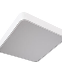 GloboStar® KAMALA 61207-S Πλαφονιέρα Οροφής LED CCT 67W 7370lm 120° AC 220-240V - Εναλλαγή Φωτισμού μέσω Τηλεχειριστηρίου All In One Ψυχρό 6000k+Φυσικό 4500k+Θερμό 2700k Dimmable Μ40 x Π40 x Υ8cm - Λευκό - 3 Years Warranty 22 61207 1 3