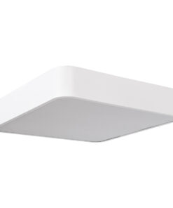 GloboStar® KAMALA 61207-S Πλαφονιέρα Οροφής LED CCT 67W 7370lm 120° AC 220-240V - Εναλλαγή Φωτισμού μέσω Τηλεχειριστηρίου All In One Ψυχρό 6000k+Φυσικό 4500k+Θερμό 2700k Dimmable Μ40 x Π40 x Υ8cm - Λευκό - 3 Years Warranty 24 61207 1 5