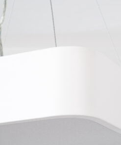 GloboStar® KAMALA 61207-S Πλαφονιέρα Οροφής LED CCT 67W 7370lm 120° AC 220-240V - Εναλλαγή Φωτισμού μέσω Τηλεχειριστηρίου All In One Ψυχρό 6000k+Φυσικό 4500k+Θερμό 2700k Dimmable Μ40 x Π40 x Υ8cm - Λευκό - 3 Years Warranty 25 61207 1 6