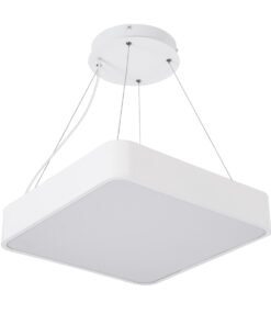 GloboStar® KAMALA 61207-S Πλαφονιέρα Οροφής LED CCT 67W 7370lm 120° AC 220-240V - Εναλλαγή Φωτισμού μέσω Τηλεχειριστηρίου All In One Ψυχρό 6000k+Φυσικό 4500k+Θερμό 2700k Dimmable Μ40 x Π40 x Υ8cm - Λευκό - 3 Years Warranty 26 61207 1 7