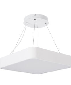 GloboStar® KAMALA 61207-S Πλαφονιέρα Οροφής LED CCT 67W 7370lm 120° AC 220-240V - Εναλλαγή Φωτισμού μέσω Τηλεχειριστηρίου All In One Ψυχρό 6000k+Φυσικό 4500k+Θερμό 2700k Dimmable Μ40 x Π40 x Υ8cm - Λευκό - 3 Years Warranty 27 61207 1 8