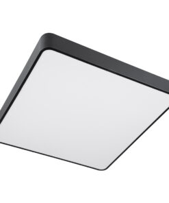 GLOBOSTAR® KAMALA 61208-P Μοντέρνο Κρεμαστό Φωτιστικό Οροφής LED 75W 8625lm 120° AC 220-240V IP20 Ρυθμιζόμενο Λευκό CCT με Χειριστήριο από 2700K έως 6000K Dimmable - Lumileds SMD Chip - Μαύρο - Μ60 x Π60 x Υ8cm - 3 Χρόνια Εγγύηση 31 61208 11