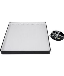 GloboStar® KAMALA 61210-S Πλαφονιέρα Οροφής LED CCT 100W 11020lm 120° AC 220-240V - Εναλλαγή Φωτισμού μέσω Τηλεχειριστηρίου All In One Ψυχρό 6000k+Φυσικό 4500k+Θερμό 2700k Dimmable Μ80 x Π80 x Υ8cm- Μαύρο - 3 Years Warranty 33 61210 1 14