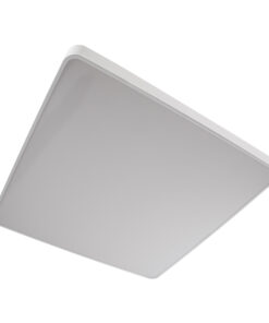 GLOBOSTAR® KAMALA 61211-P Μοντέρνο Κρεμαστό Φωτιστικό Οροφής LED 100W 11020lm 120° AC 220-240V IP20 Ρυθμιζόμενο Λευκό CCT με Χειριστήριο από 2700K έως 6000K Dimmable - Lumileds SMD Chip - Λευκό - Μ80 x Π80 x Υ8cm - 3 Χρόνια Εγγύηση 32 61211 12