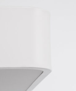 GLOBOSTAR® KAMALA 61211-P Μοντέρνο Κρεμαστό Φωτιστικό Οροφής LED 100W 11020lm 120° AC 220-240V IP20 Ρυθμιζόμενο Λευκό CCT με Χειριστήριο από 2700K έως 6000K Dimmable - Lumileds SMD Chip - Λευκό - Μ80 x Π80 x Υ8cm - 3 Χρόνια Εγγύηση 27 61211 7