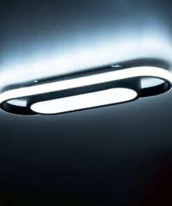 GLOBOSTAR® IGOR 61216 Μοντέρνο Φωτιστικό Οροφής LED 24W 2880lm 210° AC 220-240V IP20 Ρυθμιζόμενο Λευκό CCT με On/Off 2700K/4500K/6000K - Lumileds SMD Chip - Μαύρο Ματ - Μ41 x Π13 x Υ4.5cm - 3 Χρόνια Εγγύηση 21 61216 9