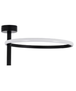 GloboStar® VERONA 61220 Φωτιστικό Οροφής Δαχτυλίδι-Κύκλος LED CCT 24W 2688lm 360° AC 220-240V - Εναλλαγή Φωτισμού μέσω Διακόπτη On/Off All In One Ψυχρό 6000k+Φυσικό 4500k+Θερμό 2700k Φ40 x Υ23cm - Μαύρο - 3 Χρόνια Εγγύηση 13 61220 3