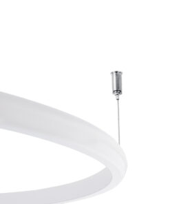 GloboStar® VERONA 61224 Φωτιστικό Οροφής Δαχτυλίδι-Κύκλος LED CCT 36W 4032lm 360° AC 220-240V - Εναλλαγή Φωτισμού μέσω Διακόπτη On/Off All In One Ψυχρό 6000k+Φυσικό 4500k+Θερμό 2700K Φ60 x Υ23cm - Λευκό - 3 Χρόνια Εγγύηση 16 61224 7