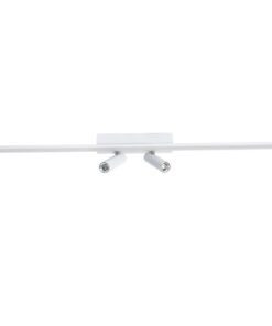 GLOBOSTAR® BARETTI 61227 Φωτιστικό Οροφής Linear Design LED CCT με Κινούμενα Σποτ LED Downlight 24W 2688lm 160° & 45° AC 220-240V IP20 - Εναλλαγή Φωτισμού μέσω Διακόπτη On/Off All In One Ψυχρό 6000k+Φυσικό 4500k+Θερμό 2700k - Μ80 x Π5.5 x Υ5 cm - Λευκό - 3 Χρόνια Εγγύηση 13 61227 3