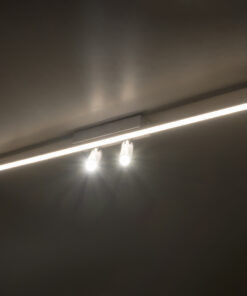 GLOBOSTAR® BARETTI 61227 Φωτιστικό Οροφής Linear Design LED CCT με Κινούμενα Σποτ LED Downlight 24W 2688lm 160° & 45° AC 220-240V IP20 - Εναλλαγή Φωτισμού μέσω Διακόπτη On/Off All In One Ψυχρό 6000k+Φυσικό 4500k+Θερμό 2700k - Μ80 x Π5.5 x Υ5 cm - Λευκό - 3 Χρόνια Εγγύηση 19 61227 9