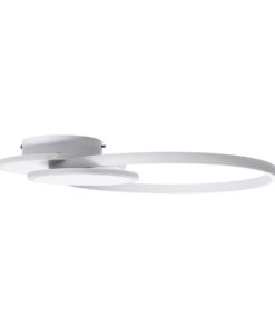 GloboStar® CIRCUO 61230 Φωτιστικό Οροφής Δαχτυλίδι-Κύκλος LED CCT 75W 8400lm 360° AC 220-240V - Εναλλαγή Φωτισμού μέσω Τηλεχειριστηρίου All In One Ψυχρό 6000k+Φυσικό 4500k+Θερμό 2700k Dimmable Μ53 x Π42.5 x Υ9cm - Λευκό - 3 Years Warranty 15 61230 3