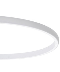 GloboStar® CIRCUO 61230 Φωτιστικό Οροφής Δαχτυλίδι-Κύκλος LED CCT 75W 8400lm 360° AC 220-240V - Εναλλαγή Φωτισμού μέσω Τηλεχειριστηρίου All In One Ψυχρό 6000k+Φυσικό 4500k+Θερμό 2700k Dimmable Μ53 x Π42.5 x Υ9cm - Λευκό - 3 Years Warranty 18 61230 6