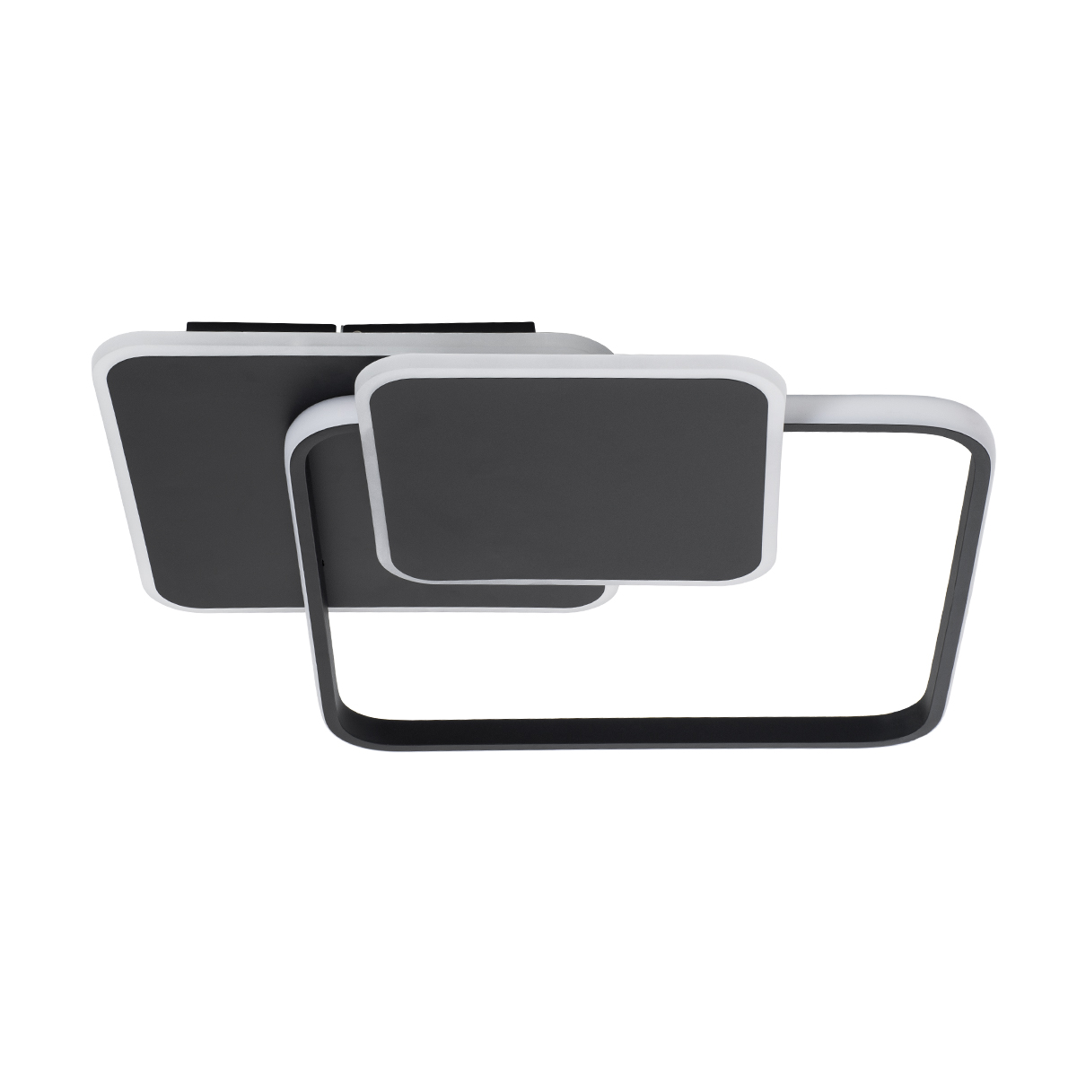 GLOBOSTAR® SQUARO 61231 Μοντέρνο Φωτιστικό Οροφής LED 75W 8400lm 360° AC 220-240V IP20 Ρυθμιζόμενο Λευκό CCT με Χειριστήριο από 2700K έως 6000K Dimmable - Lumileds SMD Chip - Μαύρο Ματ - Μ48.5 x Π51 x Υ9cm - 3 Χρόνια Εγγύηση 6 GLOBOSTAR® SQUARO 61231 Μοντέρνο Φωτιστικό Οροφής LED 75W 8400lm 360° AC 220-240V IP20 Ρυθμιζόμενο Λευκό CCT με Χειριστήριο από 2700K έως 6000K Dimmable - Lumileds SMD Chip - Μαύρο Ματ - Μ48.5 x Π51 x Υ9cm - 3 Χρόνια Εγγύηση - Image 4