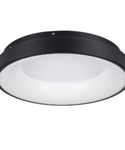 Alternative view of GloboStar® SALEM 61233 Πλαφονιέρα Οροφής Δαχτυλίδι-Κύκλος LED CCT 75W 8625lm 120° AC 220-240V - Εναλλαγή Φωτισμού μέσω Τηλεχειριστηρίου All In One Ψυχρό 6000k+Φυσικό 4500k+Θερμό 2700k Dimmable Φ45cm - Μαύρο - 3 Years Warranty