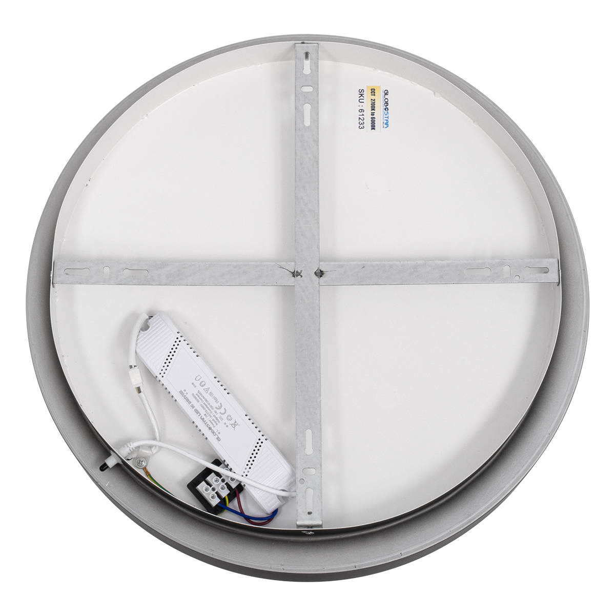 GloboStar® SALEM 61233 Πλαφονιέρα Οροφής Δαχτυλίδι-Κύκλος LED CCT 75W 8625lm 120° AC 220-240V - Εναλλαγή Φωτισμού μέσω Τηλεχειριστηρίου All In One Ψυχρό 6000k+Φυσικό 4500k+Θερμό 2700k Dimmable Φ45cm - Μαύρο - 3 Years Warranty 7 GloboStar® SALEM 61233 Πλαφονιέρα Οροφής Δαχτυλίδι-Κύκλος LED CCT 75W 8625lm 120° AC 220-240V - Εναλλαγή Φωτισμού μέσω Τηλεχειριστηρίου All In One Ψυχρό 6000k+Φυσικό 4500k+Θερμό 2700k Dimmable Φ45cm - Μαύρο - 3 Years Warranty - Image 5