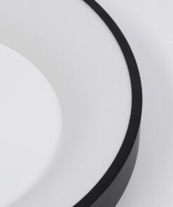 GloboStar® SALEM 61233 Πλαφονιέρα Οροφής Δαχτυλίδι-Κύκλος LED CCT 75W 8625lm 120° AC 220-240V - Εναλλαγή Φωτισμού μέσω Τηλεχειριστηρίου All In One Ψυχρό 6000k+Φυσικό 4500k+Θερμό 2700k Dimmable Φ45cm - Μαύρο - 3 Years Warranty 21 61233 8