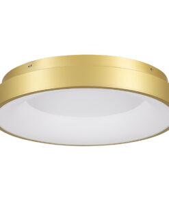 GLOBOSTAR® SALEM 61235 Μοντέρνο Φωτιστικό Οροφής LED 75W 8625lm 120° AC 220-240V IP20 Ρυθμιζόμενο Λευκό CCT με Χειριστήριο από 2700K έως 6000K Dimmable - Lumileds SMD Chip - Χρυσό - Μ45 x Π45 x Υ8.5cm - 3 Χρόνια Εγγύηση 16 61235 3