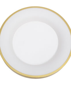 GLOBOSTAR® SALEM 61235 Μοντέρνο Φωτιστικό Οροφής LED 75W 8625lm 120° AC 220-240V IP20 Ρυθμιζόμενο Λευκό CCT με Χειριστήριο από 2700K έως 6000K Dimmable - Lumileds SMD Chip - Χρυσό - Μ45 x Π45 x Υ8.5cm - 3 Χρόνια Εγγύηση 19 61235 6