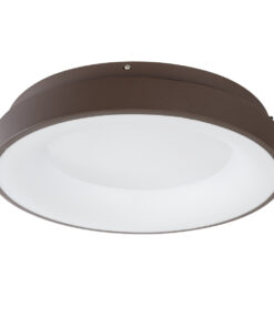 Alternative view of GloboStar® SALEM 61236 Πλαφονιέρα Οροφής Δαχτυλίδι-Κύκλος LED CCT 75W 8625lm 120° AC 220-240V - Εναλλαγή Φωτισμού μέσω Τηλεχειριστηρίου All In One Ψυχρό 6000k+Φυσικό 4500k+Θερμό 2700k Dimmable Φ45cm - Καφέ & Χάλκινο - 3 Years Warranty