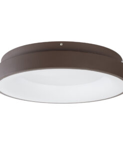 GloboStar® SALEM 61236 Πλαφονιέρα Οροφής Δαχτυλίδι-Κύκλος LED CCT 75W 8625lm 120° AC 220-240V - Εναλλαγή Φωτισμού μέσω Τηλεχειριστηρίου All In One Ψυχρό 6000k+Φυσικό 4500k+Θερμό 2700k Dimmable Φ45cm - Καφέ & Χάλκινο - 3 Years Warranty 15 61236 new 3