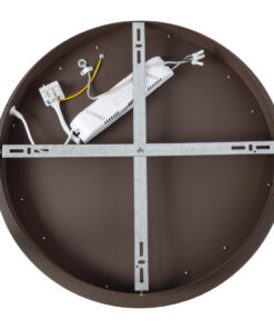 GloboStar® SALEM 61236 Πλαφονιέρα Οροφής Δαχτυλίδι-Κύκλος LED CCT 75W 8625lm 120° AC 220-240V - Εναλλαγή Φωτισμού μέσω Τηλεχειριστηρίου All In One Ψυχρό 6000k+Φυσικό 4500k+Θερμό 2700k Dimmable Φ45cm - Καφέ & Χάλκινο - 3 Years Warranty 17 61236 new 5