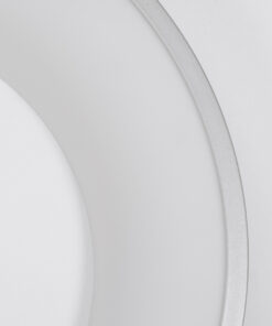 GloboStar® SALEM 61238 Πλαφονιέρα Οροφής Δαχτυλίδι-Κύκλος LED CCT 105W 12075lm 120° AC 220-240V - Εναλλαγή Φωτισμού μέσω Τηλεχειριστηρίου All In One Ψυχρό 6000k+Φυσικό 4500k+Θερμό 2700k Dimmable Φ60cm - Ασημί - 3 Years Warranty 20 61238 7