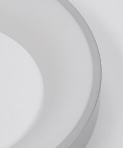 GloboStar® SALEM 61238 Πλαφονιέρα Οροφής Δαχτυλίδι-Κύκλος LED CCT 105W 12075lm 120° AC 220-240V - Εναλλαγή Φωτισμού μέσω Τηλεχειριστηρίου All In One Ψυχρό 6000k+Φυσικό 4500k+Θερμό 2700k Dimmable Φ60cm - Ασημί - 3 Years Warranty 21 61238 8