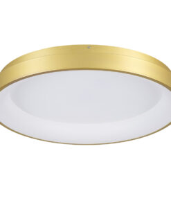 Alternative view of GloboStar® SALEM 61239 Πλαφονιέρα Οροφής Δαχτυλίδι-Κύκλος LED CCT 105W 12075lm 120° AC 220-240V - Εναλλαγή Φωτισμού μέσω Τηλεχειριστηρίου All In One Ψυχρό 6000k+Φυσικό 4500k+Θερμό 2700k Dimmable Φ60cm - Χρυσό Σαμπανιζέ - 3 Years Warranty