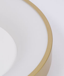 GloboStar® SALEM 61239 Πλαφονιέρα Οροφής Δαχτυλίδι-Κύκλος LED CCT 105W 12075lm 120° AC 220-240V - Εναλλαγή Φωτισμού μέσω Τηλεχειριστηρίου All In One Ψυχρό 6000k+Φυσικό 4500k+Θερμό 2700k Dimmable Φ60cm - Χρυσό Σαμπανιζέ - 3 Years Warranty 21 61239 8