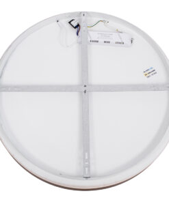 GloboStar® SALEM 61240 Πλαφονιέρα Οροφής Δαχτυλίδι-Κύκλος LED CCT 105W 12075lm 120° AC 220-240V - Εναλλαγή Φωτισμού μέσω Τηλεχειριστηρίου All In One Ψυχρό 6000k+Φυσικό 4500k+Θερμό 2700k Dimmable Φ60cm - Καφέ & Χάλκινο - 3 Years Warranty 18 61240 5