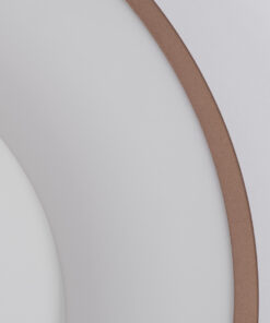 GloboStar® SALEM 61240 Πλαφονιέρα Οροφής Δαχτυλίδι-Κύκλος LED CCT 105W 12075lm 120° AC 220-240V - Εναλλαγή Φωτισμού μέσω Τηλεχειριστηρίου All In One Ψυχρό 6000k+Φυσικό 4500k+Θερμό 2700k Dimmable Φ60cm - Καφέ & Χάλκινο - 3 Years Warranty 20 61240 7