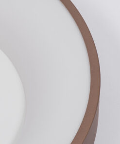 GloboStar® SALEM 61240 Πλαφονιέρα Οροφής Δαχτυλίδι-Κύκλος LED CCT 105W 12075lm 120° AC 220-240V - Εναλλαγή Φωτισμού μέσω Τηλεχειριστηρίου All In One Ψυχρό 6000k+Φυσικό 4500k+Θερμό 2700k Dimmable Φ60cm - Καφέ & Χάλκινο - 3 Years Warranty 21 61240 8