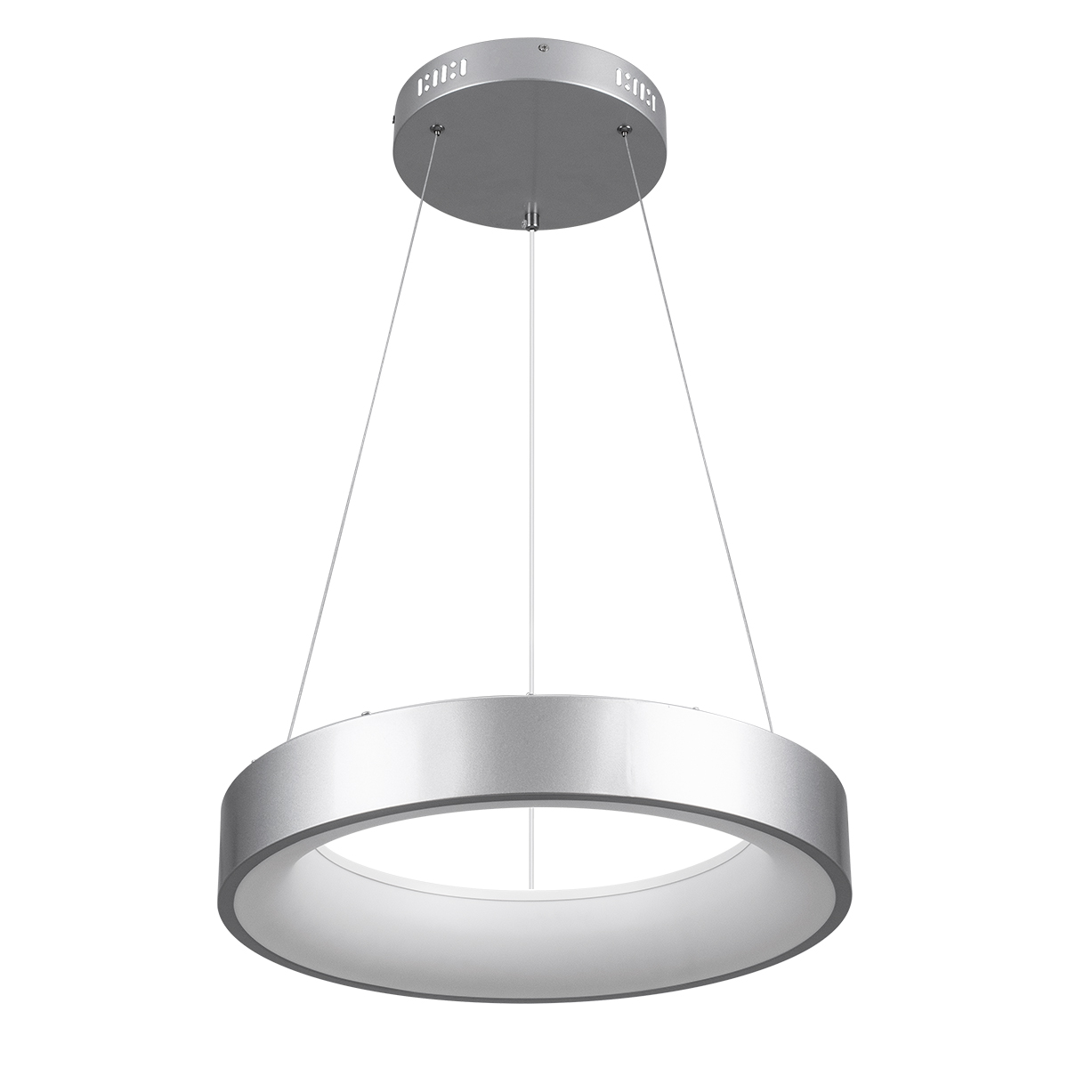 GLOBOSTAR® SALEM 61242 Μοντέρνο Κρεμαστό Φωτιστικό Οροφής LED 75W 8625lm 120° AC 220-240V IP20 Ρυθμιζόμενο Λευκό CCT με Χειριστήριο από 2700K έως 6000K Dimmable - Lumileds SMD Chip - Ασημί - Μ45 x Π45 x Υ7cm - 3 Χρόνια Εγγύηση 4 GLOBOSTAR® SALEM 61242 Μοντέρνο Κρεμαστό Φωτιστικό Οροφής LED 75W 8625lm 120° AC 220-240V IP20 Ρυθμιζόμενο Λευκό CCT με Χειριστήριο από 2700K έως 6000K Dimmable - Lumileds SMD Chip - Ασημί - Μ45 x Π45 x Υ7cm - 3 Χρόνια Εγγύηση - Image 2