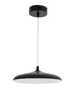 Alternative view of GLOBOSTAR® BARON 61251 Μοντέρνο Κρεμαστό Φωτιστικό Οροφής LED 12W 1440lm 120° AC 220-240V IP20 Ρυθμιζόμενο Λευκό CCT με On/Off 2700K/4500K/6000K - Lumileds SMD Chip - Μαύρο - Μ25 x Π25 x Υ8cm - 3 Χρόνια Εγγύηση