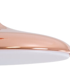 GLOBOSTAR® BARON 61253 Μοντέρνο Κρεμαστό Φωτιστικό Οροφής LED 12W 1440lm 120° AC 220-240V IP20 Ρυθμιζόμενο Λευκό CCT με On/Off 2700K/4500K/6000K - Lumileds SMD Chip - Ροζ Χρυσό - Μ25 x Π25 x Υ8cm - 3 Χρόνια Εγγύηση 17 61253 5