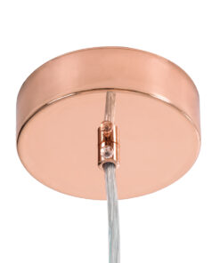 GLOBOSTAR® BARON 61253 Μοντέρνο Κρεμαστό Φωτιστικό Οροφής LED 12W 1440lm 120° AC 220-240V IP20 Ρυθμιζόμενο Λευκό CCT με On/Off 2700K/4500K/6000K - Lumileds SMD Chip - Ροζ Χρυσό - Μ25 x Π25 x Υ8cm - 3 Χρόνια Εγγύηση 18 61253 6