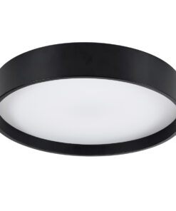 GloboStar® NARNIA 61257 Πλαφονιέρα Οροφής LED CCT 75W 8625lm 120° AC 220-240V - Εναλλαγή Φωτισμού μέσω Τηλεχειριστηρίου All In One Ψυχρό 6000k+Φυσικό 4500k+Θερμό 2700k Dimmable Φ45 x Υ8cm - Μαύρο - 3 Years Warranty 14 61257 2