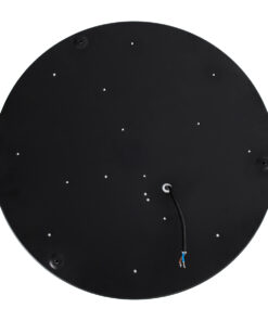 GloboStar® NARNIA 61257 Πλαφονιέρα Οροφής LED CCT 75W 8625lm 120° AC 220-240V - Εναλλαγή Φωτισμού μέσω Τηλεχειριστηρίου All In One Ψυχρό 6000k+Φυσικό 4500k+Θερμό 2700k Dimmable Φ45 x Υ8cm - Μαύρο - 3 Years Warranty 17 61257 5