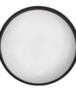 GloboStar® NARNIA 61257 Πλαφονιέρα Οροφής LED CCT 75W 8625lm 120° AC 220-240V - Εναλλαγή Φωτισμού μέσω Τηλεχειριστηρίου All In One Ψυχρό 6000k+Φυσικό 4500k+Θερμό 2700k Dimmable Φ45 x Υ8cm - Μαύρο - 3 Years Warranty 18 61257 6