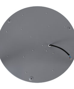 GloboStar® NARNIA 61258 Πλαφονιέρα Οροφής LED CCT 75W 8625lm 120° AC 220-240V - Εναλλαγή Φωτισμού μέσω Τηλεχειριστηρίου All In One Ψυχρό 6000k+Φυσικό 4500k+Θερμό 2700k Dimmable Φ45 x Υ8cm - Γκρι Ανθρακί - 3 Years Warranty 17 61258 5