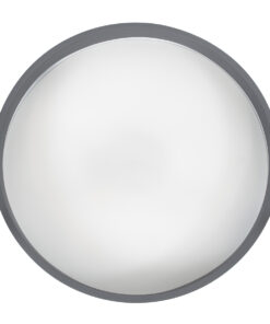 GloboStar® NARNIA 61258 Πλαφονιέρα Οροφής LED CCT 75W 8625lm 120° AC 220-240V - Εναλλαγή Φωτισμού μέσω Τηλεχειριστηρίου All In One Ψυχρό 6000k+Φυσικό 4500k+Θερμό 2700k Dimmable Φ45 x Υ8cm - Γκρι Ανθρακί - 3 Years Warranty 18 61258 6