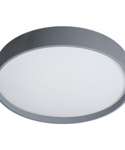 GloboStar® NARNIA 61260 Πλαφονιέρα Οροφής LED CCT 100W 11500lm 120° AC 220-240V - Εναλλαγή Φωτισμού μέσω Τηλεχειριστηρίου All In One Ψυχρό 6000k+Φυσικό 4500k+Θερμό 2700k Dimmable Φ60 x Υ10cm - Γκρι Ανθρακί - 3 Years Warranty 16 61260 4