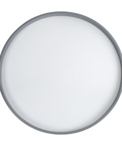 GloboStar® NARNIA 61260 Πλαφονιέρα Οροφής LED CCT 100W 11500lm 120° AC 220-240V - Εναλλαγή Φωτισμού μέσω Τηλεχειριστηρίου All In One Ψυχρό 6000k+Φυσικό 4500k+Θερμό 2700k Dimmable Φ60 x Υ10cm - Γκρι Ανθρακί - 3 Years Warranty 18 61260 6