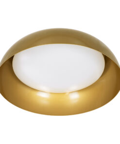 GloboStar® ANATOLIA 61263 Πλαφονιέρα Οροφής LED CCT 60W 6900lm 120° AC 220-240V - Εναλλαγή Φωτισμού μέσω Τηλεχειριστηρίου All In One Ψυχρό 6000k+Φυσικό 4500k+Θερμό 2700k Dimmable Φ43cm - Χρυσό - 3 Years Warranty 16 61263 4