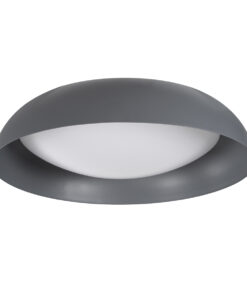 GloboStar® ANATOLIA 61265 Πλαφονιέρα Οροφής LED CCT 75W 8625lm 120° AC 220-240V - Εναλλαγή Φωτισμού μέσω Τηλεχειριστηρίου All In One Ψυχρό 6000k+Φυσικό 4500k+Θερμό 2700k Dimmable Φ60cm - Γκρι Ανθρακί - 3 Years Warranty 15 61265 3