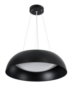 Alternative view of GLOBOSTAR® ANATOLIA 61267 Μοντέρνο Κρεμαστό Φωτιστικό Οροφής LED 60W 6900lm 120° AC 220-240V IP20 Ρυθμιζόμενο Λευκό CCT με Χειριστήριο από 2700K έως 6000K Dimmable - Lumileds SMD Chip - Μαύρο - Μ43 x Π43 x Υ11cm - 3 Χρόνια Εγγύηση