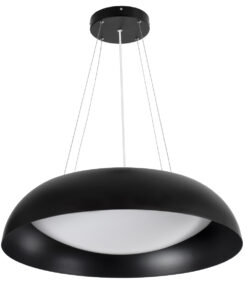 Alternative view of GLOBOSTAR® ANATOLIA 61269 Μοντέρνο Κρεμαστό Φωτιστικό Οροφής LED 75W 8625lm 120° AC 220-240V IP20 Ρυθμιζόμενο Λευκό CCT με Χειριστήριο από 2700K έως 6000K Dimmable - Lumileds SMD Chip - Μαύρο - Μ60 x Π60 x Υ12.5cm - 3 Χρόνια Εγγύηση