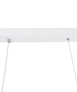 GLOBOSTAR® MORALES 61276 Μοντέρνο Κρεμαστό Φωτιστικό Οροφής LED 54W 6048lm 300° AC 220-240V IP20 Ρυθμιζόμενο Λευκό CCT με Χειριστήριο από 2700K έως 6000K Dimmable - Lumileds SMD Chip - Λευκό Ματ - Μ90 x Π14 x Υ14cm - 3 Χρόνια Εγγύηση 18 61276 6