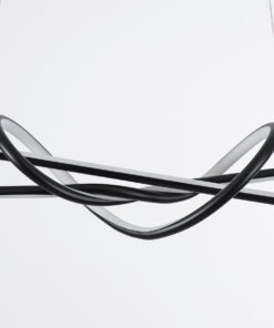 GLOBOSTAR® DOLORES 61279 Μοντέρνο Κρεμαστό Φωτιστικό Οροφής LED 105W 11760lm 300° AC 220-240V IP20 Ρυθμιζόμενο Λευκό CCT με Χειριστήριο από 2700K έως 6000K Dimmable - Lumileds SMD Chip - Μαύρο - Μ110 x Π17 x Υ17.5cm - 3 Χρόνια Εγγύηση 15 61279 5